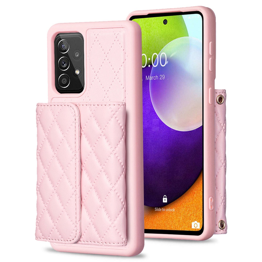 BF23-Style For Samsung Galaxy A52s 5G / A52 5G / 4G Phone Case Horizontal Card Holder Kickstand PU Leather TPU Cover BF23-Style For Samsung Galaxy A52s 5G / A52 5G / 4G Phone Case Horizontal Card Holder Kickstand PU Leather TPU Cover